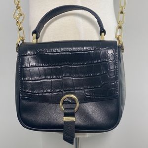 Ted Baker London Loop and Tab Grainy Mini Leather Bag